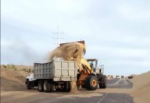 Ministerio del Transporte registra un avance del 50 % en labores de despeje de arena en la Troncal 4 del estado Falcón (+ Fotos)