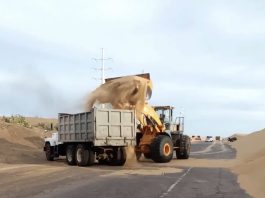 Ministerio del Transporte registra un avance del 50 % en labores de despeje de arena en la Troncal 4 del estado Falcón (+ Fotos)