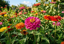 Zinnia, la flor ideal para sembrar en noviembre que llena de color tu jardín y atrae mariposas