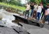 Suspenden de manera temporal el tránsito de vehículos por la Troncal 5 en Barinas tras el colapsö de una alcantarilla en el municipio Pedraza