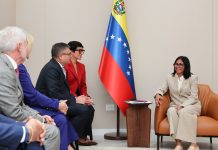 Delcy Rodríguez se reúne con la alta directiva de Baker Hughes para consolidar proyectos de producción de gas natural en Venezuela (+ Fotos)