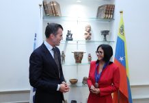 Presidenta Delcy Rodríguez recibe condecoración en la sede de la IILA durante su visita oficial a Roma (+ Fotos)