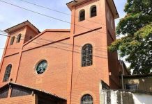 Avanzan las obras de rehabilitación estructural y embellecimiento en la iglesia San Francisco Javier de Lídice
