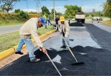 Avanzan trabajos de rehabilitación integral en el elevado de Ferrominera en Caroní (+ Fotos)