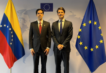 Viceministro Oliver Blanco se reúne con representantes de la Unión Europea para revisar la agenda bilateral