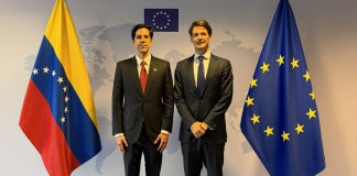 Viceministro Oliver Blanco se reúne con representantes de la Unión Europea para revisar la agenda bilateral
