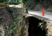 Alcaldía de Girardot y Gobernación de Aragua monitorean la vía a Choroní ante persistentes lluvias