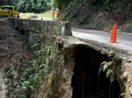 Alcaldía de Girardot y Gobernación de Aragua monitorean la vía a Choroní ante persistentes lluvias