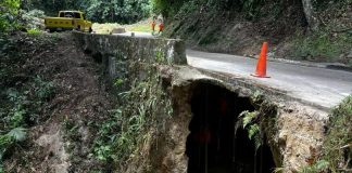 Alcaldía de Girardot y Gobernación de Aragua monitorean la vía a Choroní ante persistentes lluvias