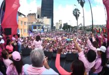 Presidenta Delcy Rodríguez envió mensaje de unidad a las mujeres durante marcha por el Mes Rosa