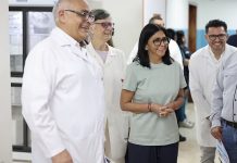 Presidenta Rodríguez anuncia que recursos de acuerdos internacionales se destinarán al equipamiento hospitalario