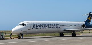 Aeropostal activa vuelos especiales en la ruta Caracas–Porlamar por el puente del 12 de octubre