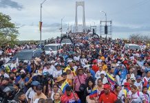 Con marcha a orillas del Orinoco, el municipio Caroní conmemoró el Día de la Resistencia Indígena (+ Fotos)