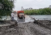 Restablecen paso de carga en Santa Rosalía, pero sedimentos y protestâs vecinales frenan traslado de cosecha
