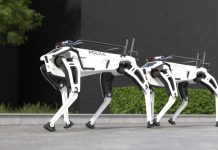 La policía de Kazajistán incorpora perros robot con reconocimiento facial para buscar sospechosøs