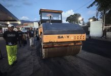 Gobierno de Caracas ejecuta labores de asfaltado y rehabilitación vial en la parroquia 23 de Enero