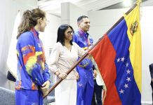Otorgan reconocimiento a la delegación venezolana de los Juegos Suramericanos Santa Fe 2026 (+ Fotos)