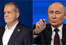 Masoud Pezeshkian y Vladímir Putin mantienen conversación telefónica para dar seguimiento a sus acuerdos bilaterales