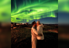Claudia Baseggio cumple el sueño de ver las auroras boreales y dedica un emotivo mensaje de amor a Irrael Gómez (+ Video)