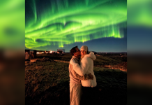Claudia Baseggio cumple el sueño de ver las auroras boreales y dedica un emotivo mensaje de amor a Irrael Gómez (+ Video)
